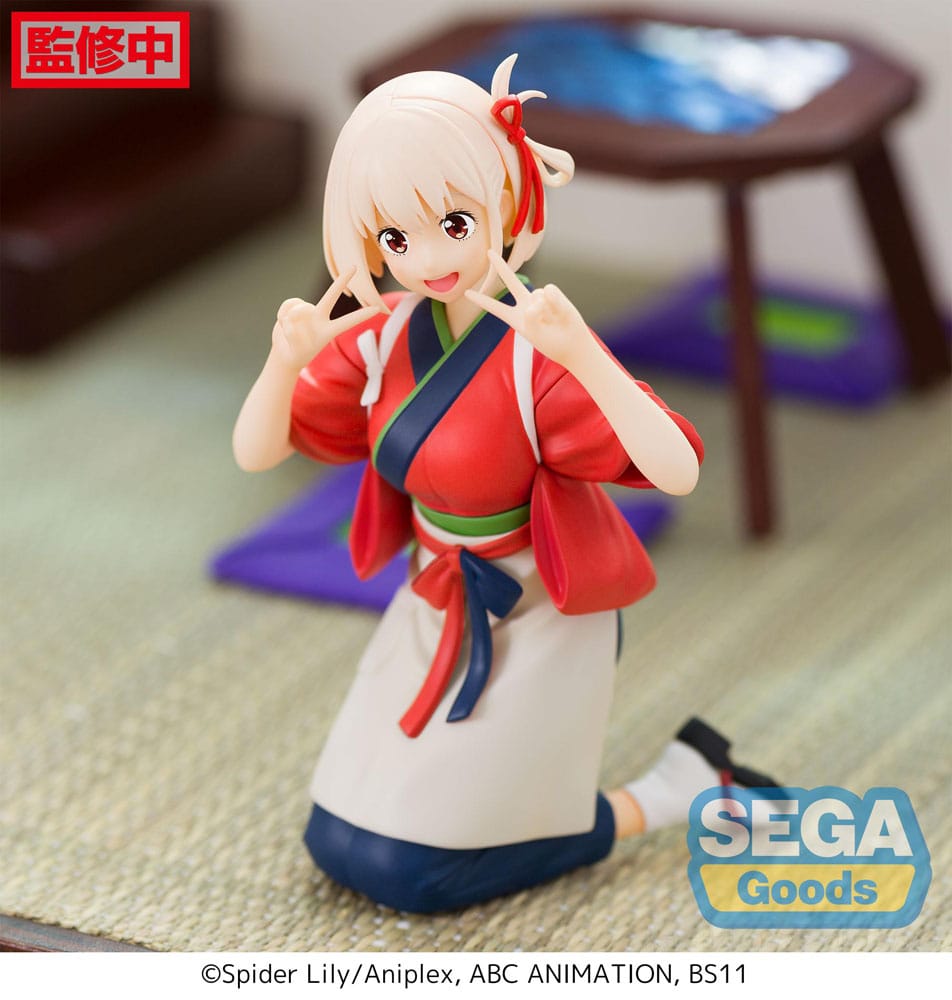 Lycoris Recoil PM Perching PVC Statue Chisato Nishikigi (re-run) 14cm - Scale Statue - Sega - Hobby Figures UK