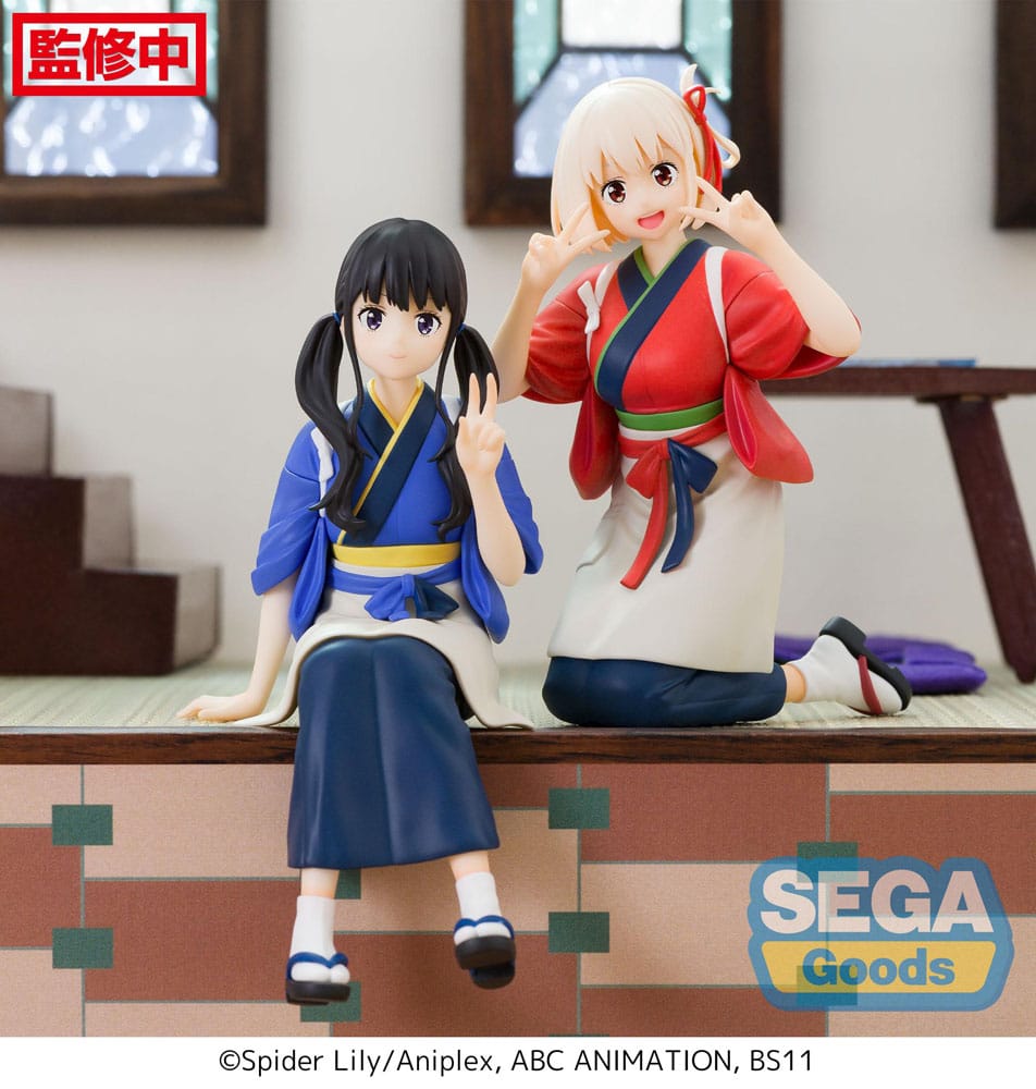 Lycoris Recoil PM Perching PVC Statue Chisato Nishikigi (re-run) 14cm - Scale Statue - Sega - Hobby Figures UK