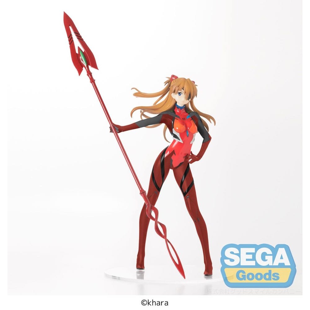 Evangelion: New Theatrical Edition LPM PVC Statue Asuka x Spear of Cassius (re-run) 30cm - Scale Statue - Sega - Hobby Figures UK