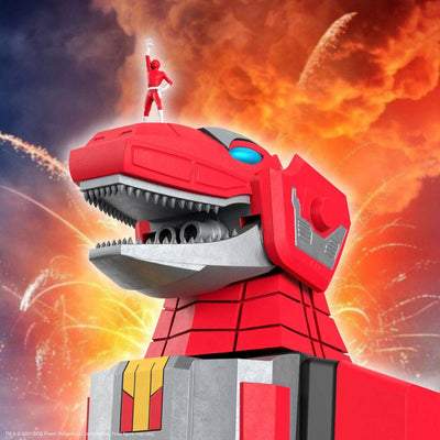 Mighty Morphin Power Rangers Ultimates Action Figure Tyrannosaurus Dinozord 20cm - Action Figures - Super7 - Hobby Figures UK