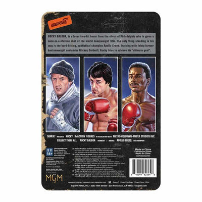 Rocky ReAction Action Figure Rocky Balbloa Workout 10cm - Action Figures - Super7 - Hobby Figures UK