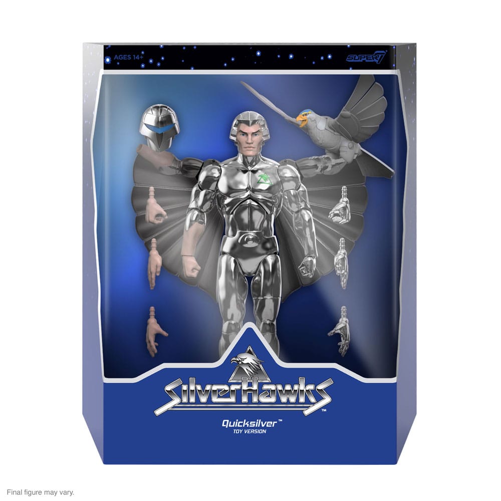 SilverHawks Ultimates Action Figure Quicksilver (Toy Version) 18cm - Action Figures - Super7 - Hobby Figures UK