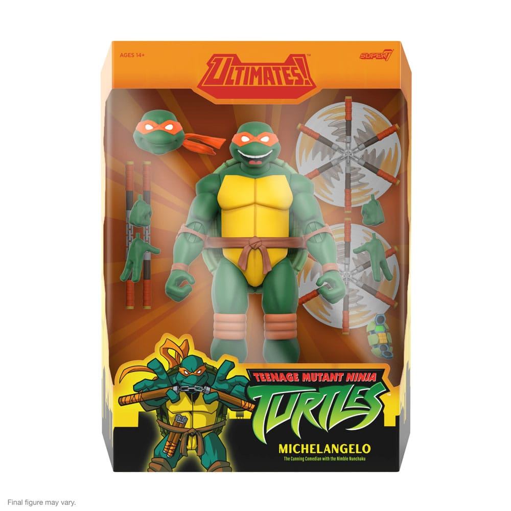 Teenage Mutant Ninja Turtles Ultimates Action Figure Wave 12 Michelangelo 18cm - Action Figures - Super7 - Hobby Figures UK