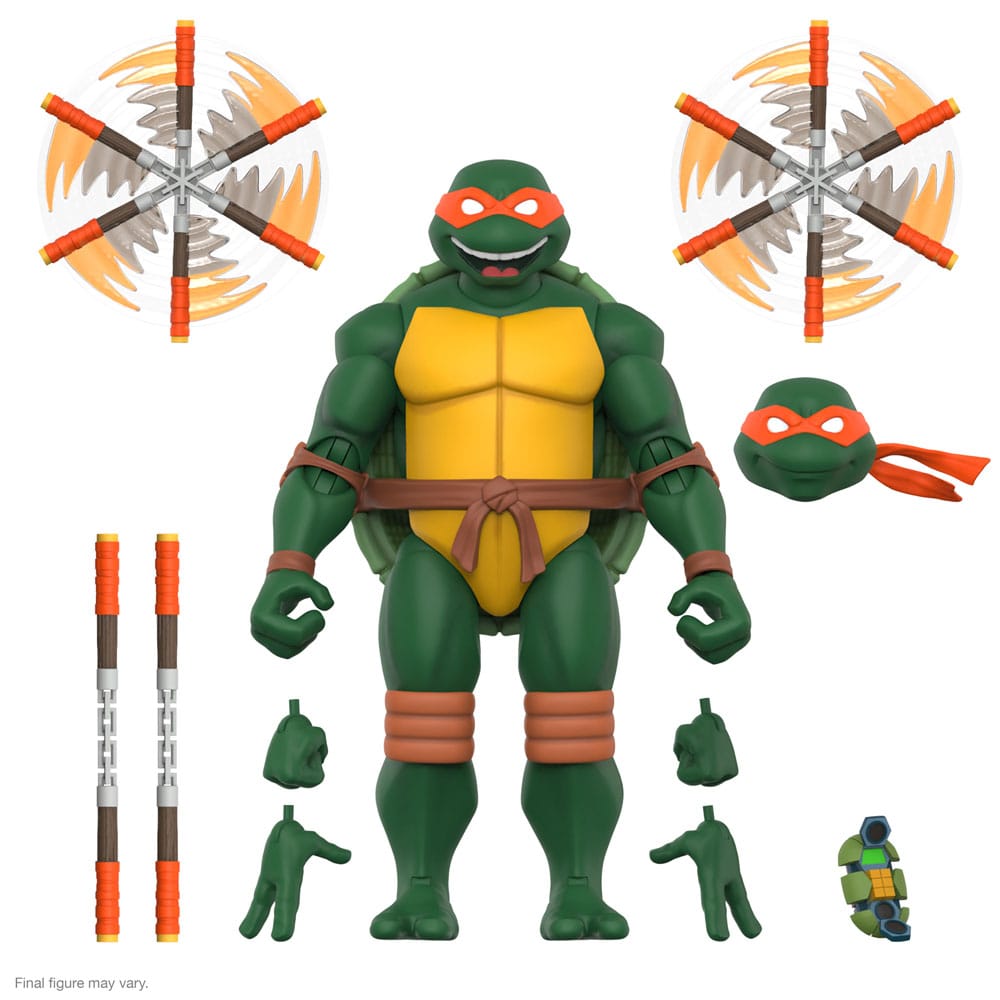 Teenage Mutant Ninja Turtles Ultimates Action Figure Wave 12 Michelangelo 18cm - Action Figures - Super7 - Hobby Figures UK