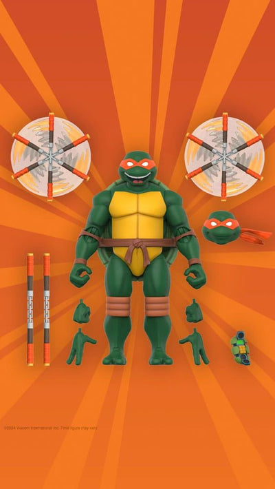 Teenage Mutant Ninja Turtles Ultimates Action Figure Wave 12 Michelangelo 18cm - Action Figures - Super7 - Hobby Figures UK