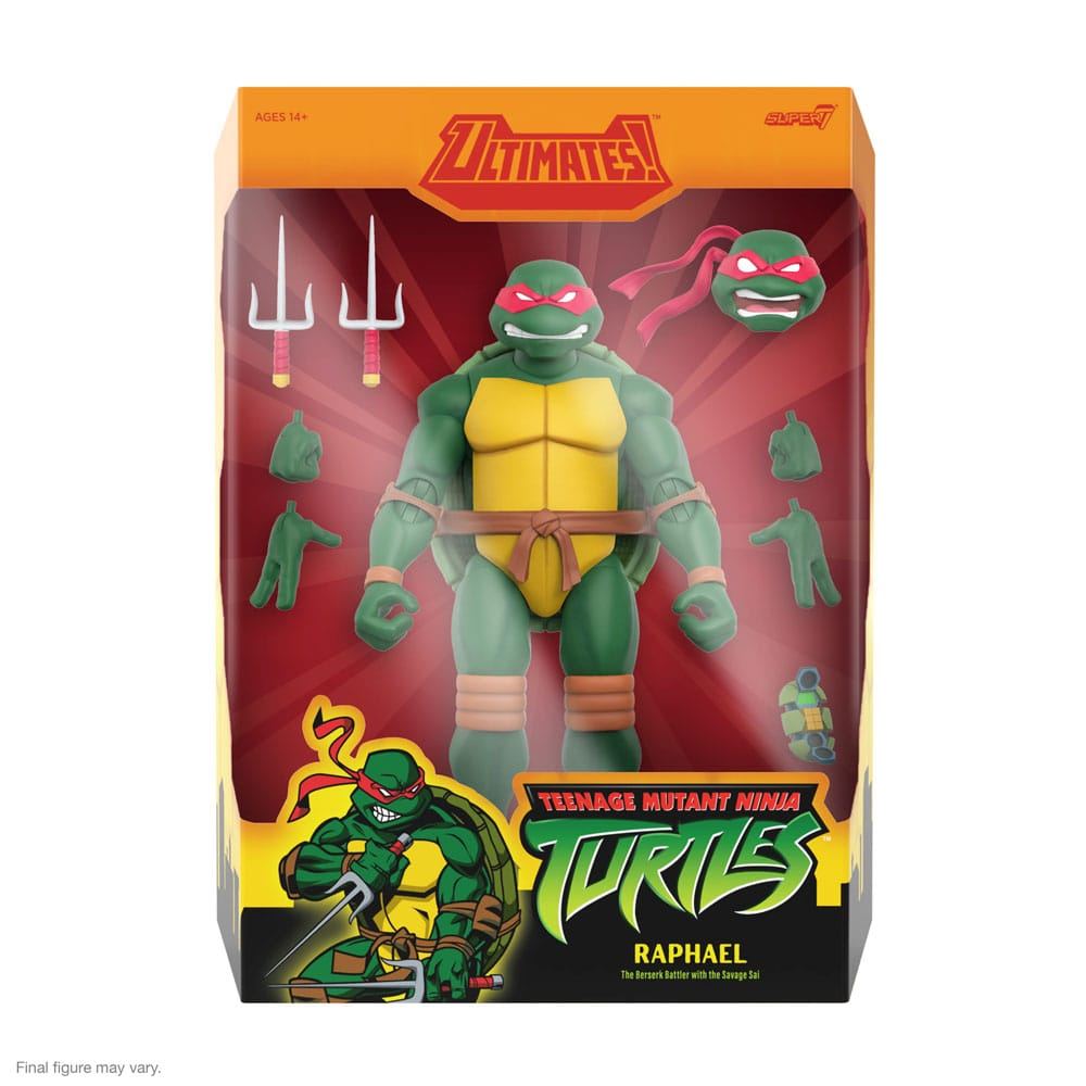 Teenage Mutant Ninja Turtles Ultimates Action Figure Wave 12 Raphael 18cm - Action Figures - Super7 - Hobby Figures UK