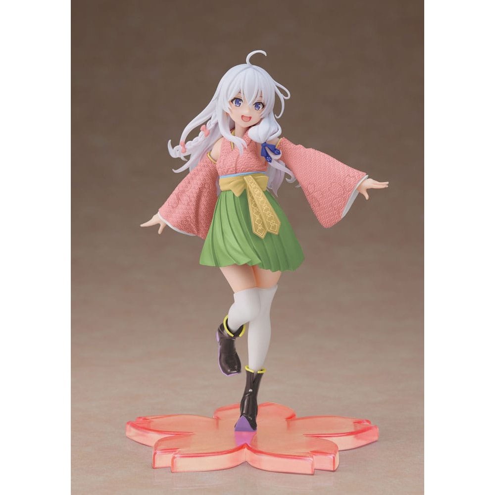 Wandering Witch: The Journey of Elaina PVC Statue Elaina Sakura Kimono Ver. Renewal Edition 20cm - Scale Statue - Taito Prize - Hobby Figures UK