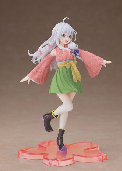 Wandering Witch: The Journey of Elaina PVC Statue Elaina Sakura Kimono Ver. Renewal Edition 20cm - Scale Statue - Taito Prize - Hobby Figures UK