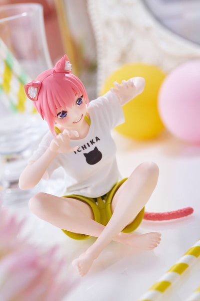 The Quintessential Quintuplets 2 PVC Statue Desktop Ichika Nakano Newley Written Cat Roomwear Ver. 13cm - Scale Statue - Taito Prize - Hobby Figures UK