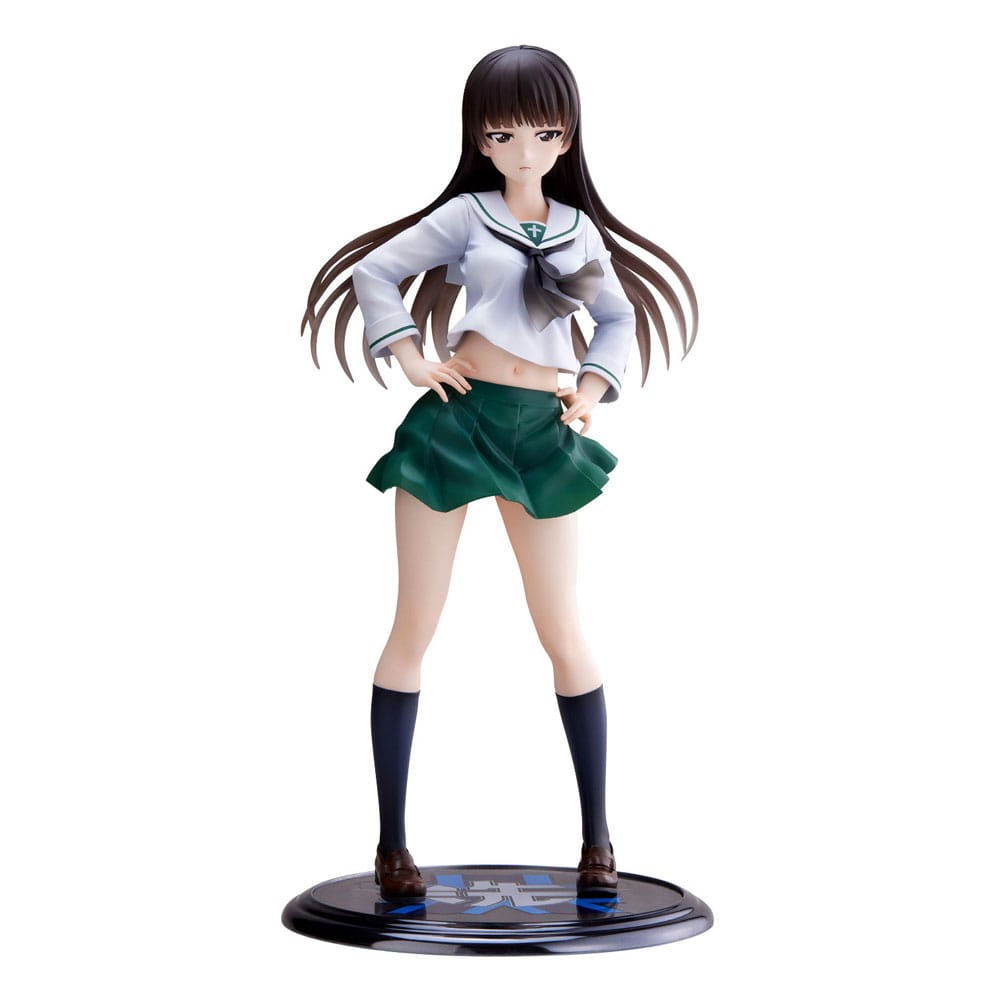 Girls und Panzer Senshadou Daisakusen! PVC Statue 1/7 Shiho Nishizumi Oarai Girls High 25cm - Scale Statue - Wave Corporation - Hobby Figures UK