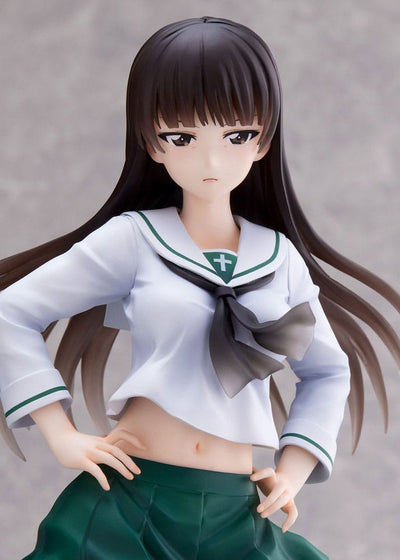 Girls und Panzer Senshadou Daisakusen! PVC Statue 1/7 Shiho Nishizumi Oarai Girls High 25cm - Scale Statue - Wave Corporation - Hobby Figures UK