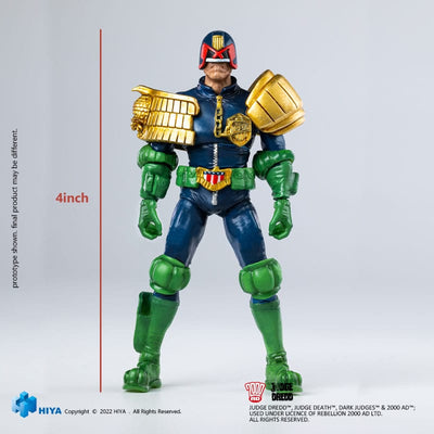 2000 AD Exquisite Mini Action Figure 1/18 Judge Dredd Gaze Into The Fist of Dredd 10cm - Action Figures - Hiya Toys - Hobby Figures UK