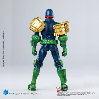 2000 AD Exquisite Mini Action Figure 1/18 Judge Dredd Gaze Into The Fist of Dredd 10cm - Action Figures - Hiya Toys - Hobby Figures UK