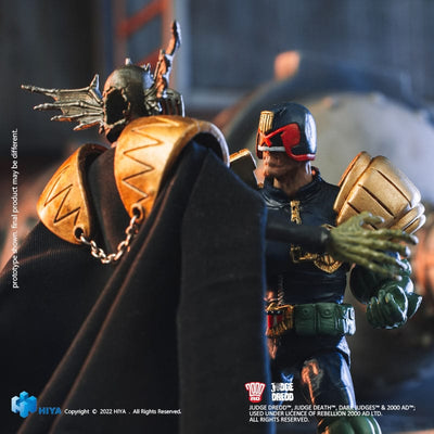 2000 AD Exquisite Mini Action Figure 1/18 Judge Dredd Gaze Into The Fist of Dredd 10cm - Action Figures - Hiya Toys - Hobby Figures UK