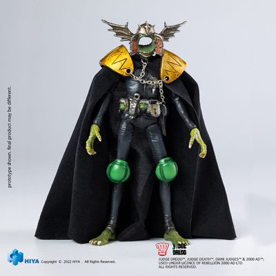 2000 AD Exquisite Mini Action Figure 1/18 Judge Dredd Gaze Into The Fist of Dredd 10cm - Action Figures - Hiya Toys - Hobby Figures UK