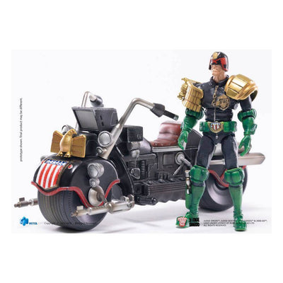 2000 AD Exquisite Mini Action Figure 1/18 Judge Dredd & Lawmaster MK 2 Set 10cm - Action Figures - Hiya Toys - Hobby Figures UK
