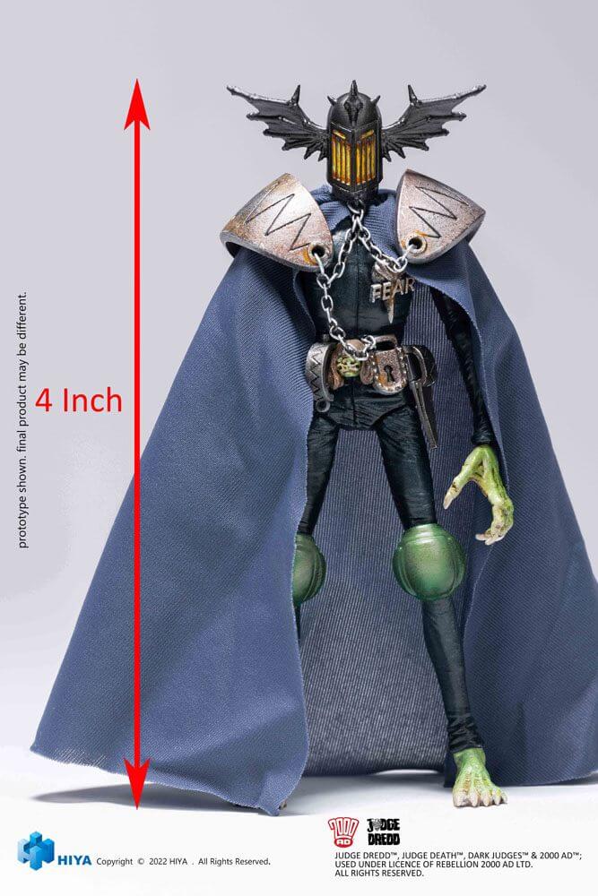 2000 A.D. Judge Dredd Exquisite Super Series Judge Fear Exclusive 6.5 112 Scale Action Figure Hiya Toys