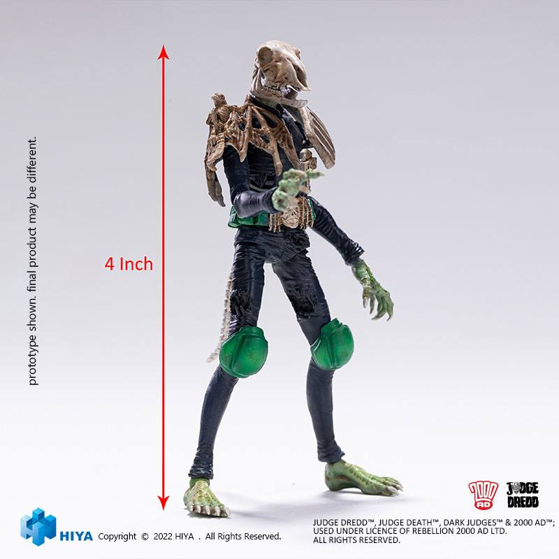 2000 AD Exquisite Mini Action Figure 1/18 Judge Mortis 11cm - Action Figures - Hiya Toys - Hobby Figures UK