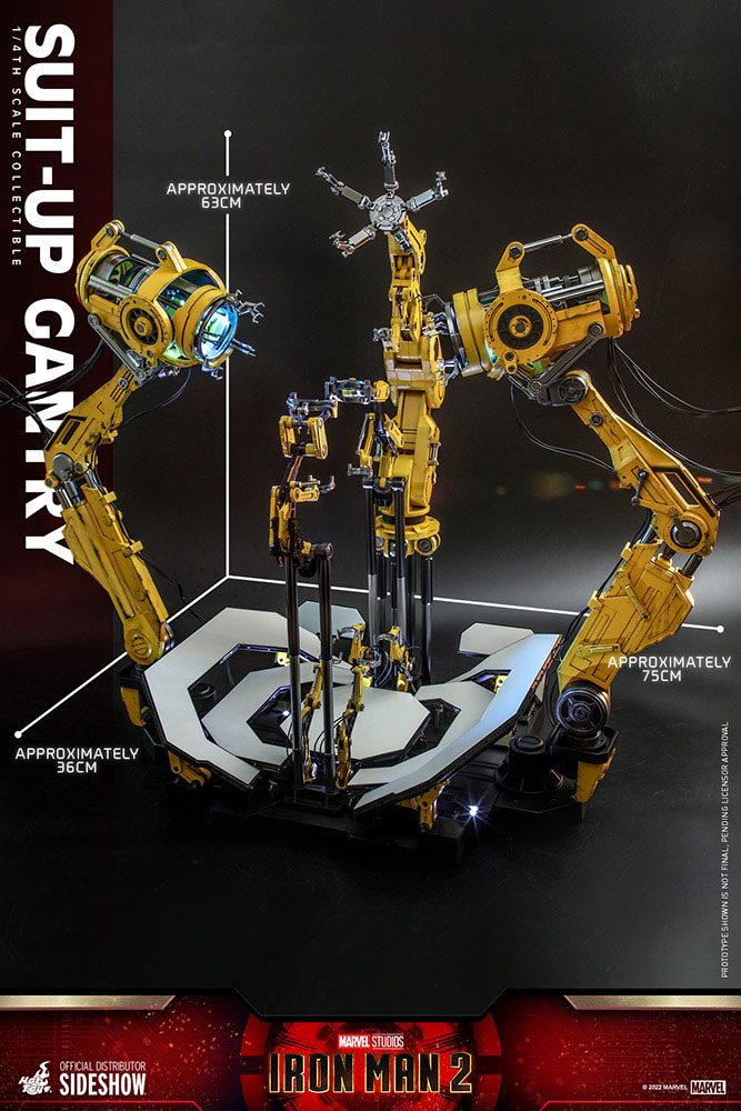 Hot toys suit up gantry top
