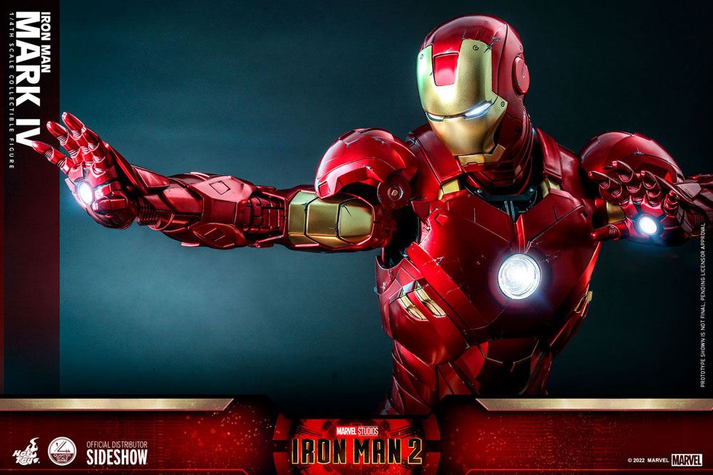 Iron Man 2 Action Figure 1/4 Iron Man Mark IV 49cm - Action Figures - Hot Toys - Hobby Figures UK