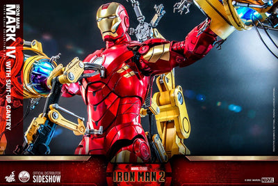 Iron Man 2 Action Figure 1/4 Iron Man Mark IV with Suit-Up Gantry 49cm - Action Figures - Hot Toys - Hobby Figures UK