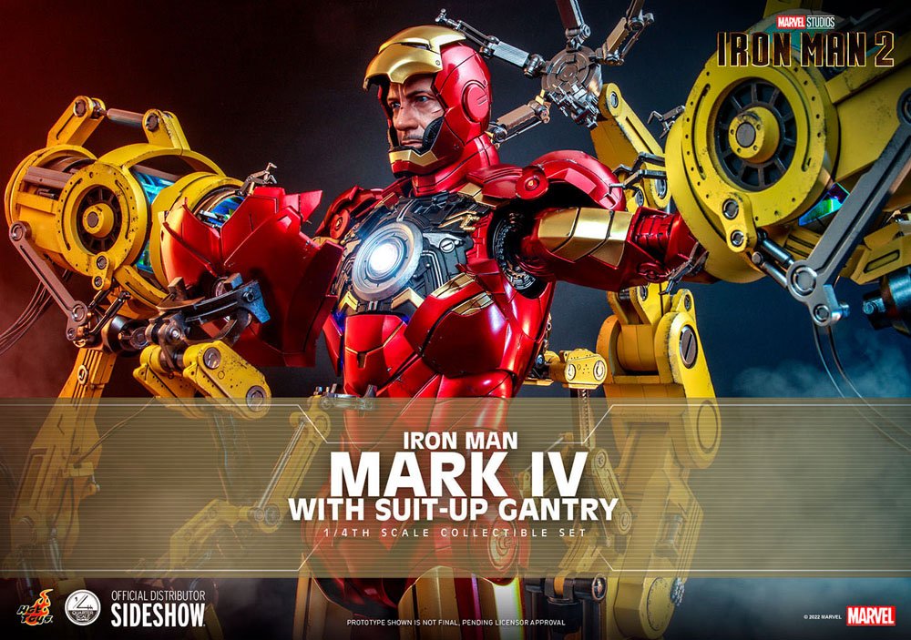 Hot Toys Iron Man 2 Mark IV フィギュア Iron Man 2 Action Figure 1/4 Iron Man Mark IV with – Hobby Figures