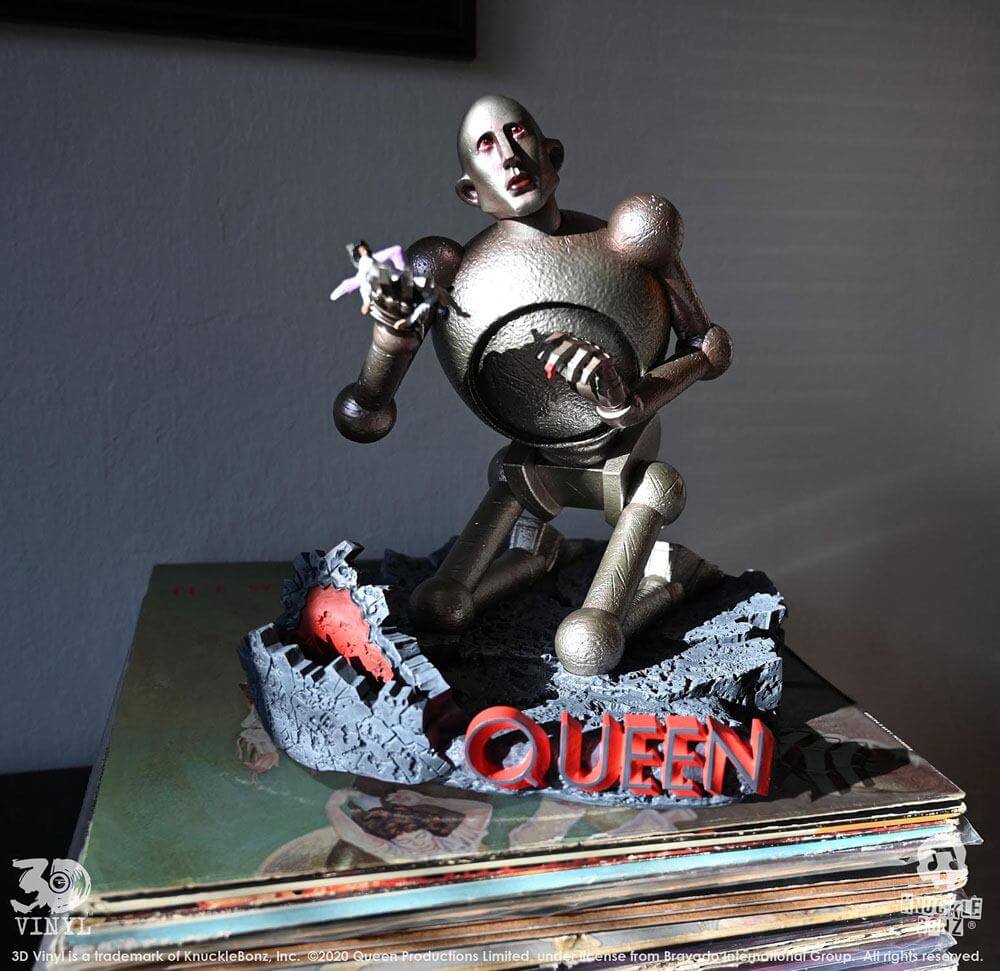 Queen 3D Vinyl Statue Queen Robot (News of the World) 20 x 21 x 24 cm - Scale Statue - Knucklebonz - Hobby Figures UK