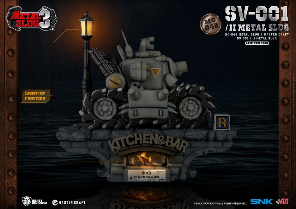Metal Slug 3 Master Craft Statue SV-001/II Metal Slug 35cm - Scale Statue - Beast Kingdom Toys - Hobby Figures UK