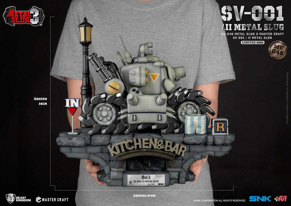 Metal Slug 3 Master Craft Statue SV-001/II Metal Slug 35cm - Scale Statue - Beast Kingdom Toys - Hobby Figures UK
