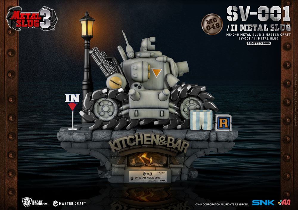 Metal Slug 3 Master Craft Statue SV-001/II Metal Slug 35cm - Scale Statue - Beast Kingdom Toys - Hobby Figures UK