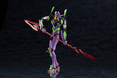 Evangelion 4.0 Plastic Model Kit 1/400 Evangelion Test Type-01 with Spear of Cassius 19cm - Model Kit - Kotobukiya - Hobby Figures UK