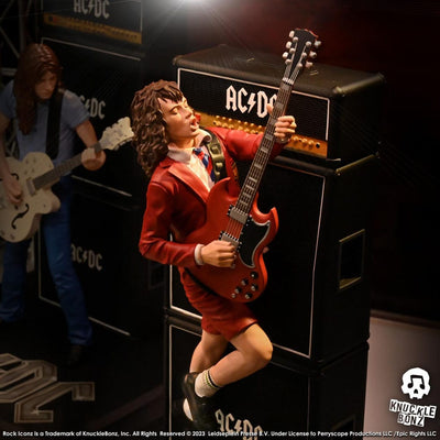 AC/DC Rock Iconz Statue Angus Young III 25cm - Scale Statue - Knucklebonz - Hobby Figures UK