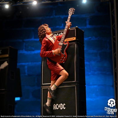 AC/DC Rock Iconz Statue Angus Young III 25cm - Scale Statue - Knucklebonz - Hobby Figures UK