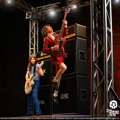 AC/DC Rock Iconz Statue Angus Young III 25cm - Scale Statue - Knucklebonz - Hobby Figures UK