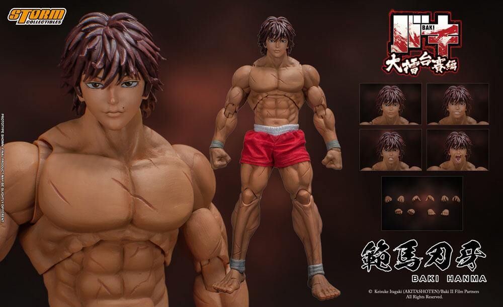 Baki Action Figure 1/12 Baki Hanma 18cm - Action Figures - Storm Collectibles - Hobby Figures UK