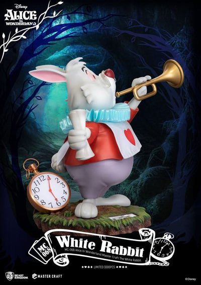Alice In Wonderland Master Craft Statue The White Rabbit 36cm - Scale Statue - Beast Kingdom Toys - Hobby Figures UK