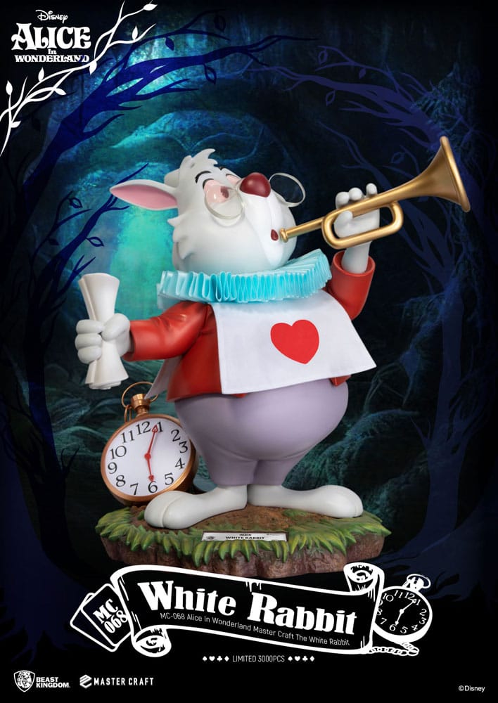 Alice In Wonderland Master Craft Statue The White Rabbit 36cm - Scale Statue - Beast Kingdom Toys - Hobby Figures UK