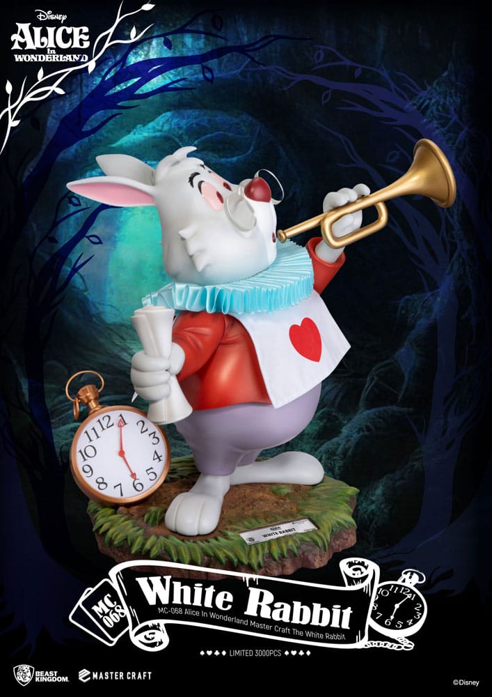 Alice In Wonderland Master Craft Statue The White Rabbit 36cm - Scale Statue - Beast Kingdom Toys - Hobby Figures UK