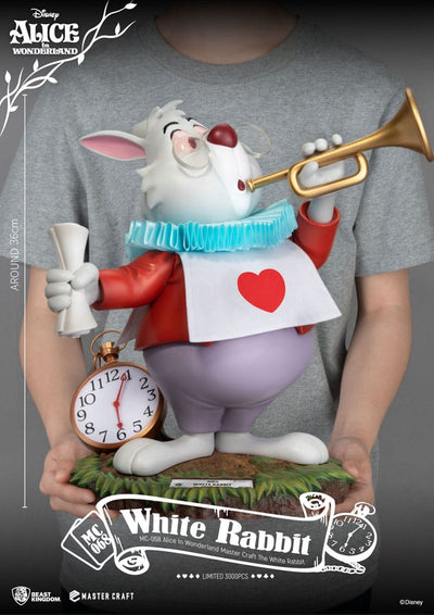 Alice In Wonderland Master Craft Statue The White Rabbit 36cm - Scale Statue - Beast Kingdom Toys - Hobby Figures UK