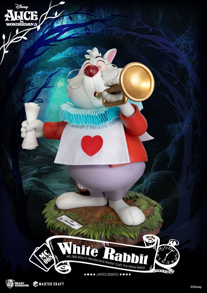 Alice In Wonderland Master Craft Statue The White Rabbit 36cm - Scale Statue - Beast Kingdom Toys - Hobby Figures UK