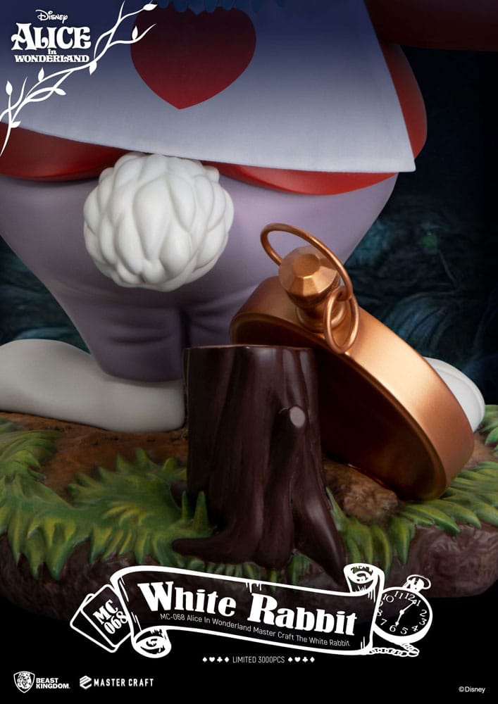 Alice In Wonderland Master Craft Statue The White Rabbit 36cm - Scale Statue - Beast Kingdom Toys - Hobby Figures UK