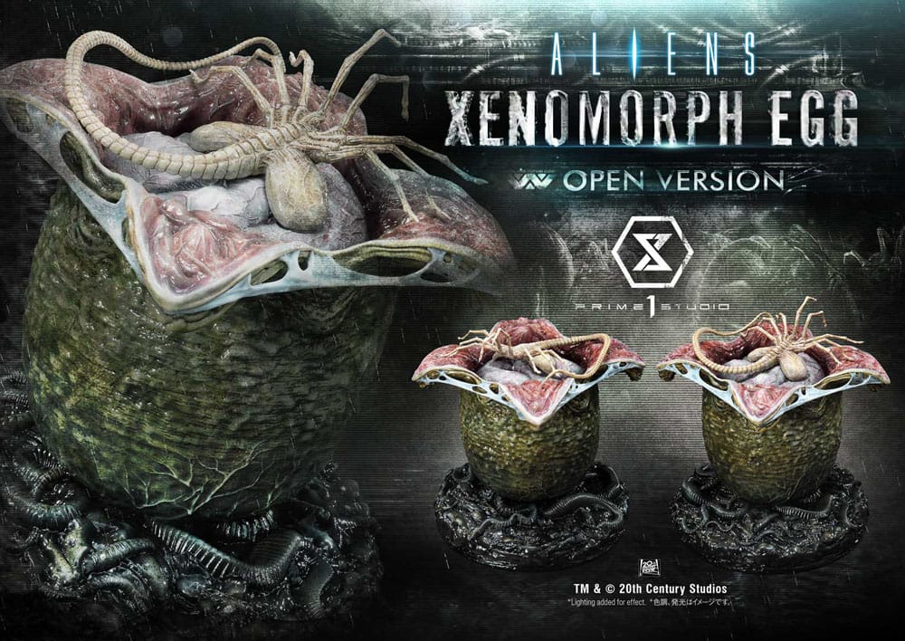 Aliens Premium Masterline Series Statue Xenomorph Egg Open Version