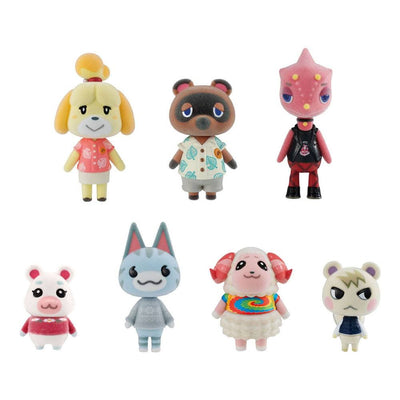 Animal Crossing: New Horizons Mini Figures Gift Set 5cm Flocked Tomodachi Dolls Vol.1 - Mini Figures - Bandai Shokugan - Hobby Figures UK