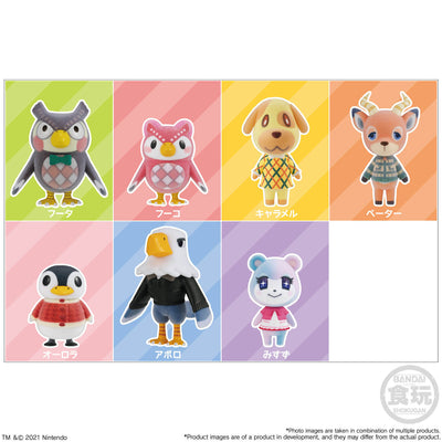 Animal Crossing: New Horizons Mini Figures Gift Set 5cm Flocked Tomodachi Dolls Vol.3 - Mini Figures - Bandai Shokugan - Hobby Figures UK