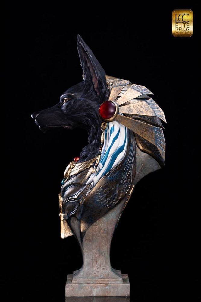 Anubis Life-Size Bust by Miyo Nakamura 72cm - Scale Statue - Elite Creature Collectibles - Hobby Figures UK