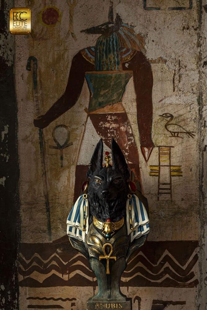 Anubis Life-Size Bust by Miyo Nakamura 72cm - Scale Statue - Elite Creature Collectibles - Hobby Figures UK