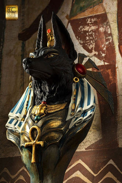 Anubis Life-Size Bust by Miyo Nakamura 72cm - Scale Statue - Elite Creature Collectibles - Hobby Figures UK