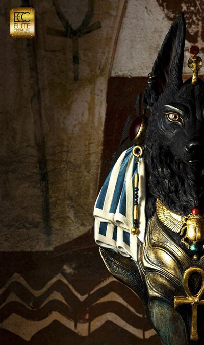 Anubis Life-Size Bust by Miyo Nakamura 72cm - Scale Statue - Elite Creature Collectibles - Hobby Figures UK