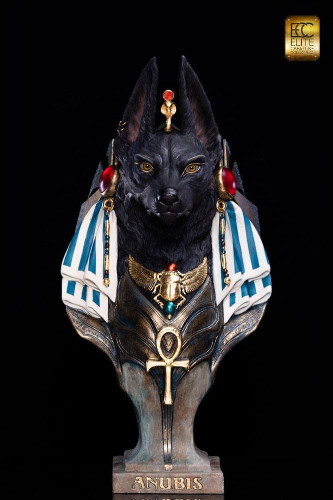 Anubis Life-Size Bust by Miyo Nakamura 72cm - Scale Statue - Elite Creature Collectibles - Hobby Figures UK