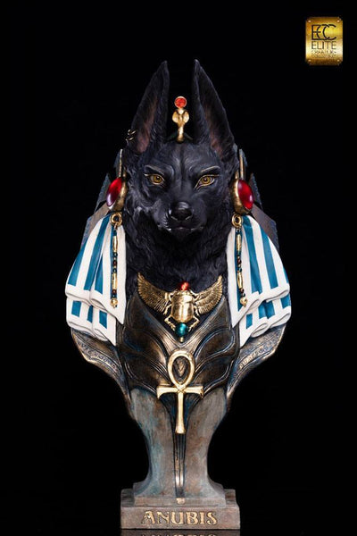 Anubis Life-Size Bust by Miyo Nakamura 72cm - Scale Statue - Elite Creature Collectibles - Hobby Figures UK